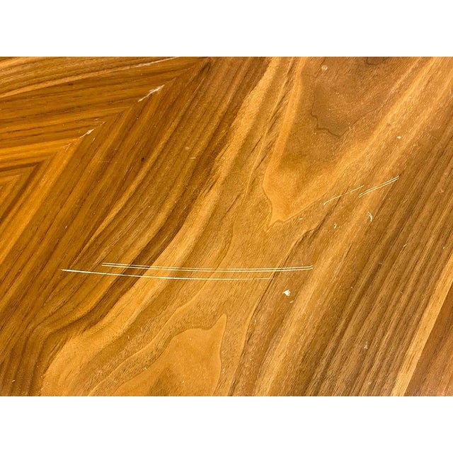 Wood Jonathan Adler "Nixon" Brass Dining Table For Sale - Image 7 of 8
