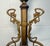 Antique Ornate Early 1900's Bronze Glass Art Nouveau Electric Table Lamp Light For Sale - Image 4 of 11
