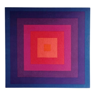 Large Mid Century Fabric Panel Designed by Verner Panton for Mira X For Sale
