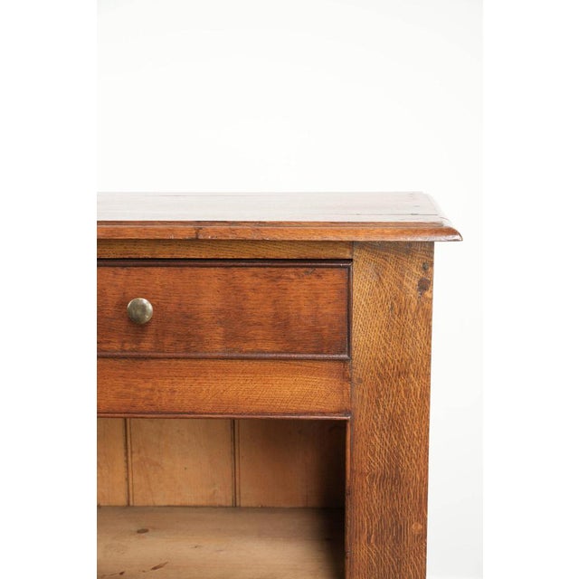Antique Mid-19th Century English Oak Bookcase For Sale - Image 6 of 12
