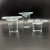 Stunning set of solid crystal candleholders mushroom-shaped. The quality and the beauty they possess are remarkable. The...