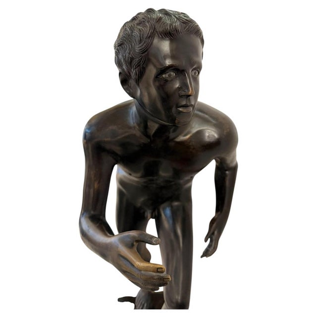 Unknown Artist, Runners from Herculaneum, 20th Century, Bronze, Set of 2 For Sale - Image 5 of 5