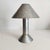 Metal Vintage Ron Rezek 4200 Galvanized Steel Postmodern Table Lamp, 1980s For Sale - Image 7 of 13