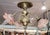 We found this delicate gold gilded bronze French ceiling fixture in Normandie and had our pro go throughout the light,...