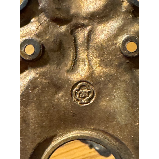 Victorian Victorian Yale & Towne Y&t Backplates Canopy & Hinges Architectural Hardware Lot For Sale - Image 3 of 12