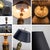 Early to Mid-20th Century Neoclassical Table Lamp Brass and Marble Urn Shaped Base Black Tapered Shade For Sale - Image 17 of 18