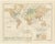 Religious Belief Map by A.K. Johnston, 1852 For Sale