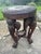 Antique Anglo-Indian Hand-Carved Elephant Side Table With Bone Inlay For Sale - Image 11 of 18