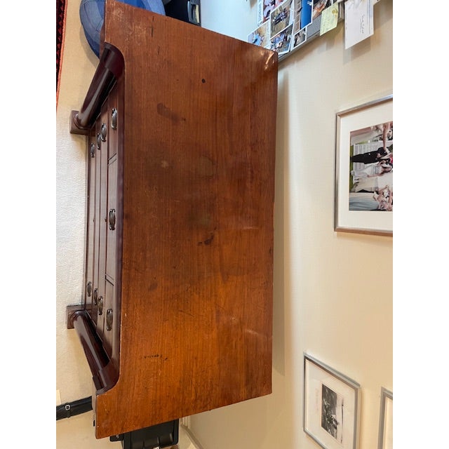 19th Century Mahogany English Butlers Chest For Sale - Image 4 of 12