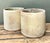 Sculpture Materials Vintage Ribbed Cement Planters - Pair For Sale - Image 7 of 10