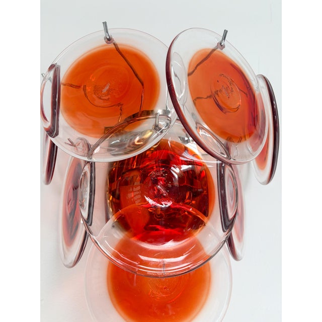 Vintage Italian Murano Glass Wall Lamps, 1970s, Set of 2 For Sale - Image 9 of 17