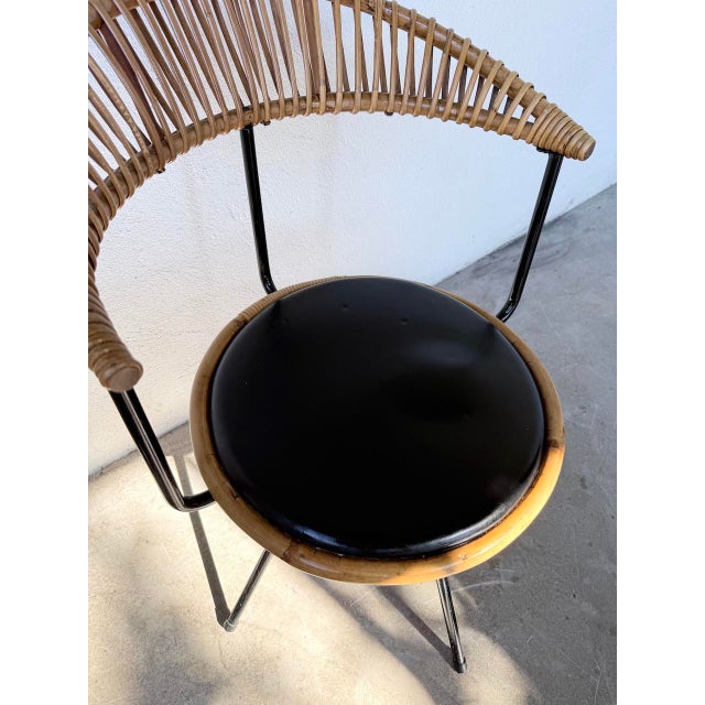 Rattan Chair from Dirk Van Sliedregt, 1950s For Sale - Image 14 of 18