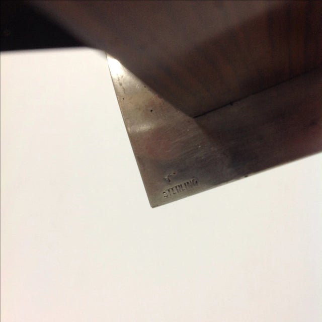 William Spratling Rosewood & Sterling Candlestick For Sale In Dallas - Image 6 of 6