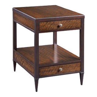 Woodbridge Furniture Rectangular Side Table, Tribeca Finish For Sale