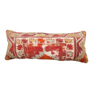 Large Red Turkish Bolster Rug Pilow For Sale