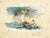 An original mid-19th-century watercolour painting, Charles James Lewis, A Voyage of Discovery.This pretty small...