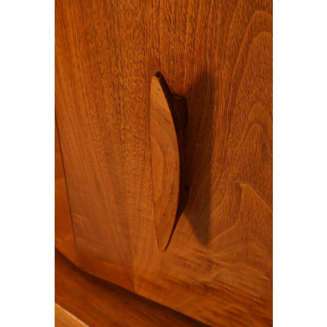 Mid Century Modern Walnut Tall Chest of Drawers For Sale - Image 13 of 18