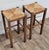 Early 21st Century Rush Seat Bath & Body Works Bar Stools - Pair For Sale - Image 5 of 12
