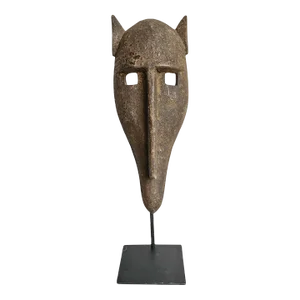 Antique Dogon Animal Mask on Stand