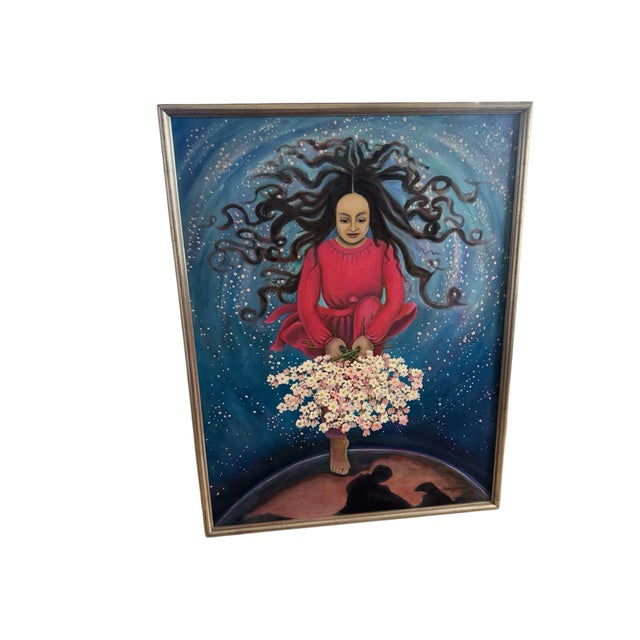 1990s 1990s Original Oil Painting Signed by Artist For Sale - Image 5 of 13