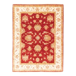 Middle Eastern Hand-Knotted Stonewashed Ziegler Rug For Sale