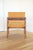Vintage Mid-Century Modern Wood & Upholstered Arm Chair For Sale - Image 4 of 11