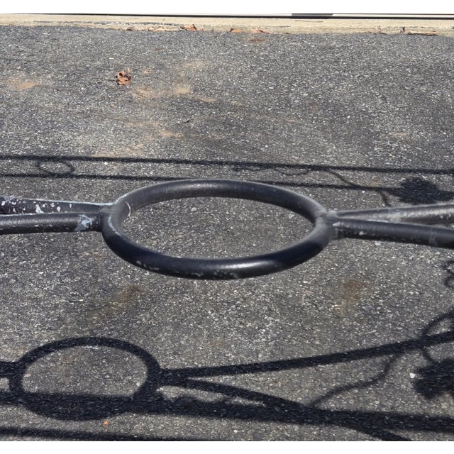 Metal Vintage Salterini Wrought Iron Dining Table Base, Attributed For Sale - Image 7 of 11