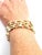 1980s Bvlgari Bulgari Diamond Set of Two Yellow Gold Link Bracelets Necklace For Sale - Image 11 of 12