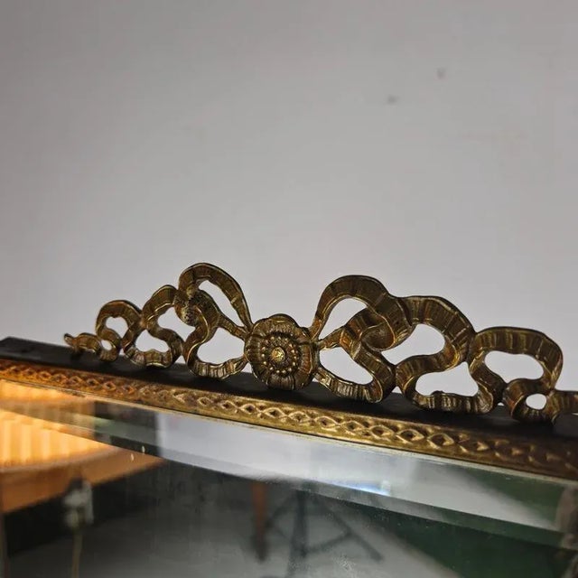 Vintage French Brass Dressing Table, 1930 For Sale - Image 12 of 18