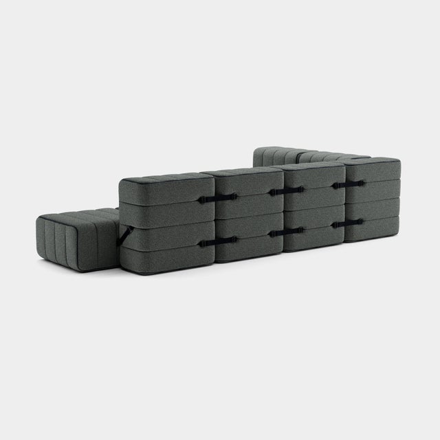 Contemporary Large Flexible Corner Sofa from Ambivalenz For Sale - Image 3 of 5