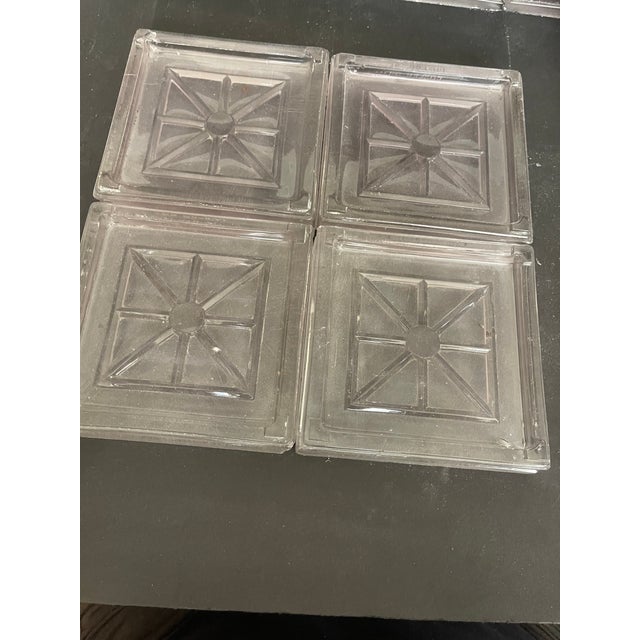 1920s Luxfer All Glass Tiles. All in good to very good condition. Some imperfections mostly on the sides or back. A small...