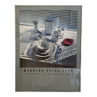 Paul Hoffman, Morning Still Life Poster From 1982 For Sale