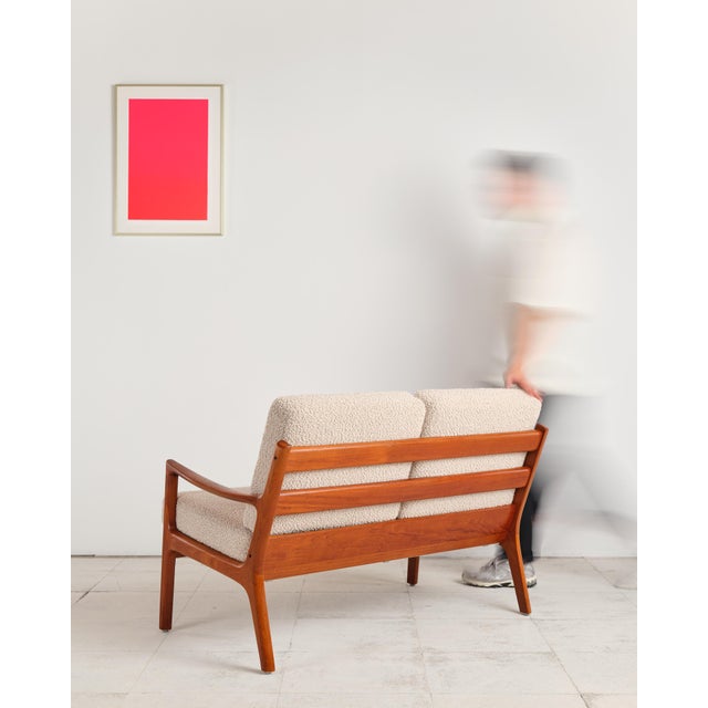 Wood Mid-Century Senator Series Two-Seat Sofa in Teak by Ole Wanscher for France & Søn, 1950s For Sale - Image 7 of 18
