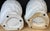 Plastic Pair of Large Cubist Head Form Planter Vases, Postmodern, 2000s For Sale - Image 7 of 12