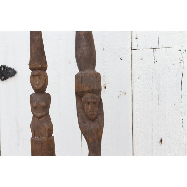 Set of Two, Antique Fishing Float Poles For Sale In Los Angeles - Image 6 of 11