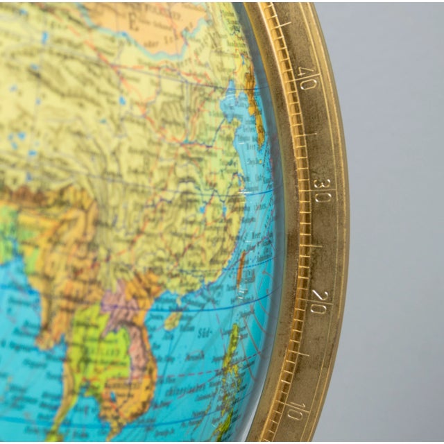 Globe With Marble Base & Lighting from Oestergaard, Germany For Sale - Image 13 of 18