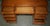 Vintage Teak & Brass Military Campaign Pedestal Desk from Harrods Kennedy For Sale - Image 14 of 16