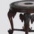 19th Century Antique Anglo Indian Figural Carved Rosewood Side Table With Elephants & Figure For Sale - Image 5 of 11