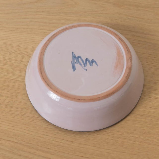 1950s Petite French Painted Bowl For Sale In Los Angeles - Image 6 of 8