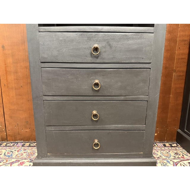 English Black Teak Bookcases, Set of 2 For Sale - Image 14 of 16