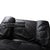 Lugano Leather Armchair in Black with Manual and Reclining Function from Erpo For Sale - Image 12 of 18