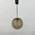 Gold Brass and Smoked Glass Ball Pendant from Limburg Glashütte, 1970s For Sale - Image 8 of 18