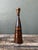 Vintage Handcrafted Brown Pottery Bottle For Sale In West Palm - Image 6 of 13