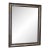 19th Century Silverleaf Mirror With Pewter Tones For Sale