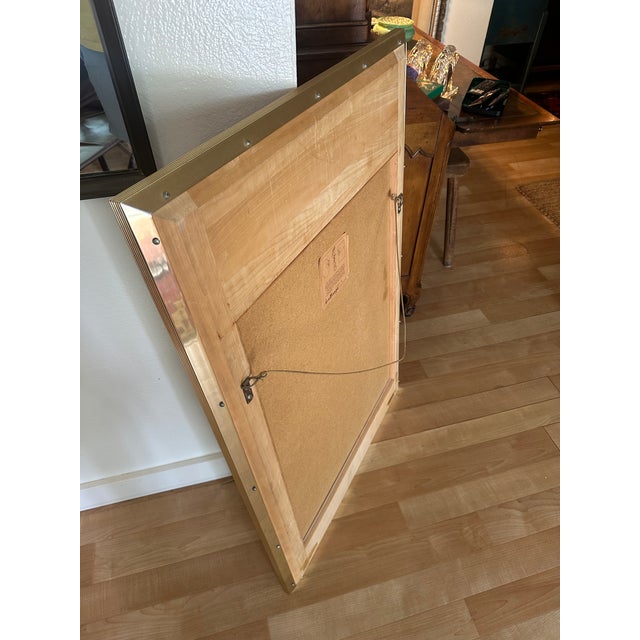 LaBarge 1984 Chinoiserie Verre Eglomise Mirror For Sale - Image 10 of 10