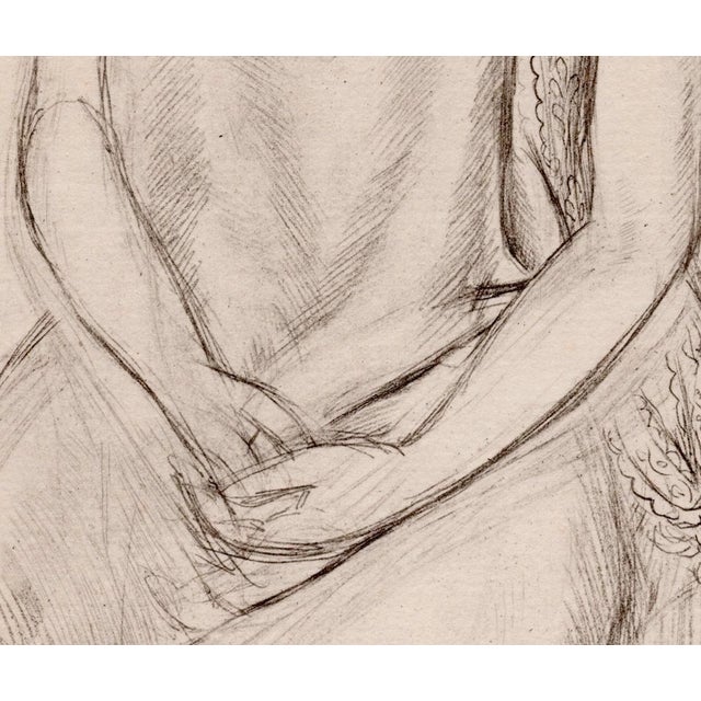Matisse, Sitting Girl, 1920, Lithograph For Sale - Image 4 of 11