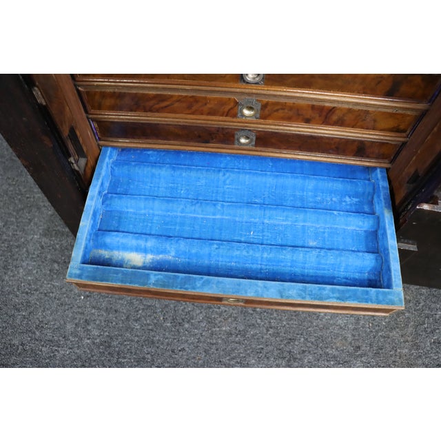 Victorian Carriage Jeweler's Strong Box Safe For Sale - Image 15 of 16