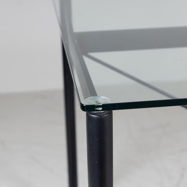 Black Asnago Vender Glass Table by Mario Asnago and Claudio Vender for Pallucco Production, 1992 For Sale - Image 8 of 10