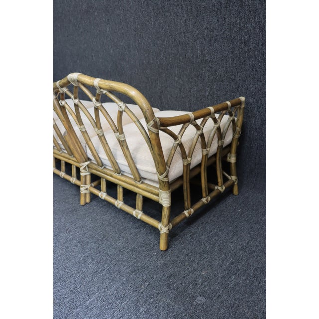 Wood McGuire Gothic Style Bamboo Sofa For Sale - Image 7 of 8