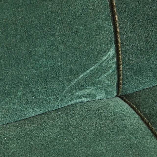 French Art Deco Méredieme Chaise Lounge in Original Green Upholstery, 1930s For Sale In Chicago - Image 6 of 11
